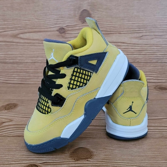 Nike Air Jordan Retro 4 Lightning - Picture 1 of 9